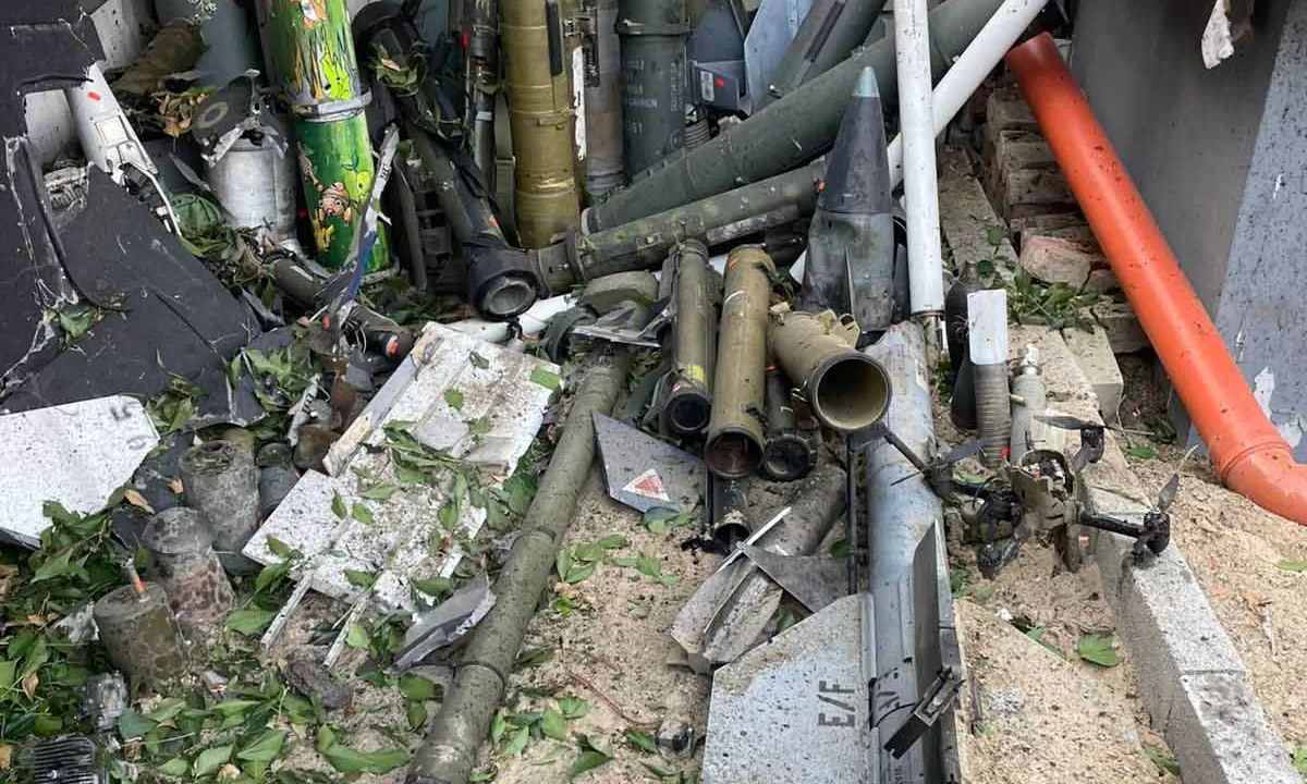 Боєприпаси на місці вибуху в поліції Рівного / Фото: ДБР