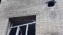 Поселок Золочев ежедневно подвергается вражеским атакам / Фото: Харьковская ОВА