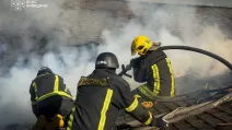 Спасатели ликвидируют последствия пожара в Киевской области/ Иллюстративное фото: ГСЧС Киевщины