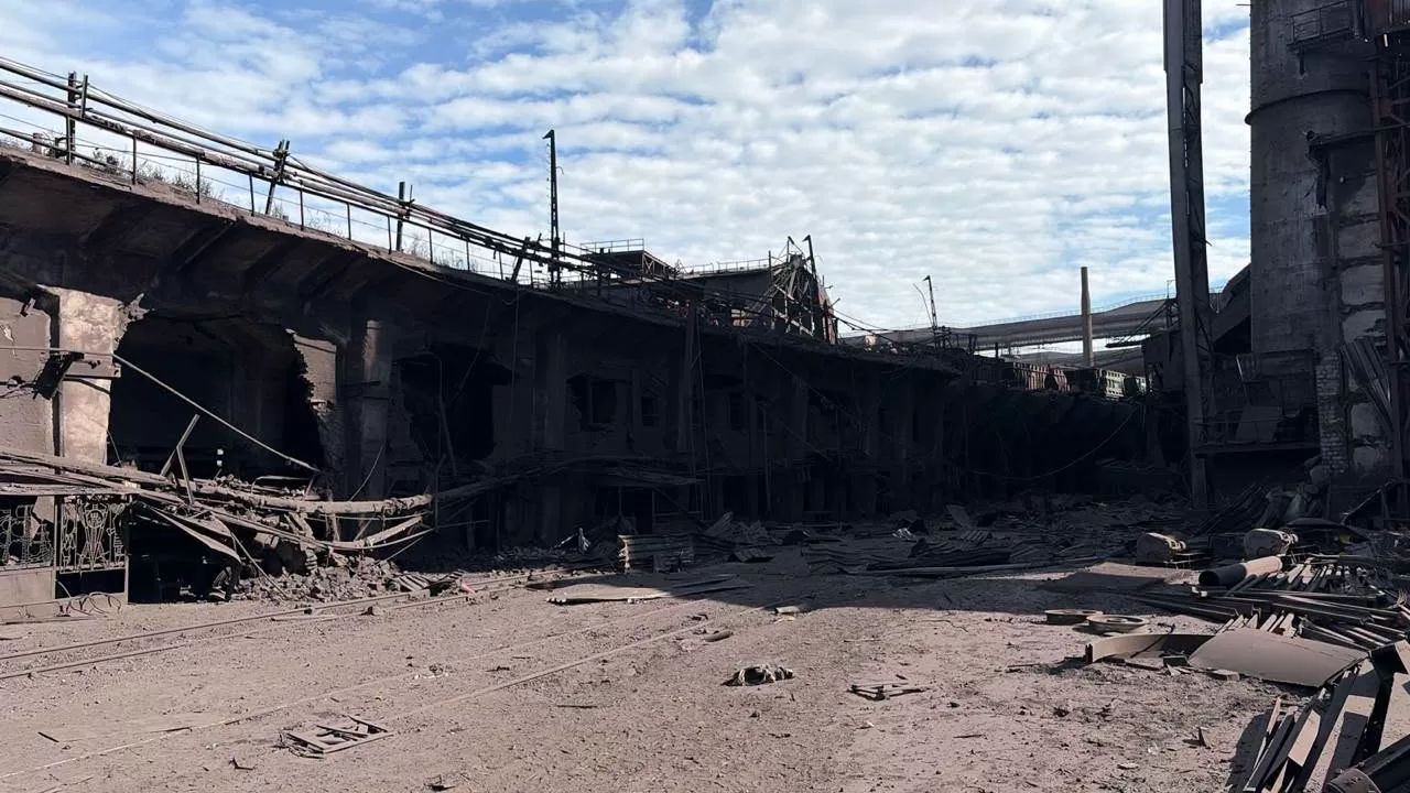 Після балістичного удару "Каметсталь" повністю зупинила виробництво / Фото: Каметсталь