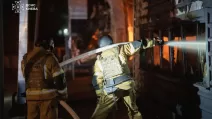 Наслідки російської атаки на Київ 9 вересня / Фото: ДСНС