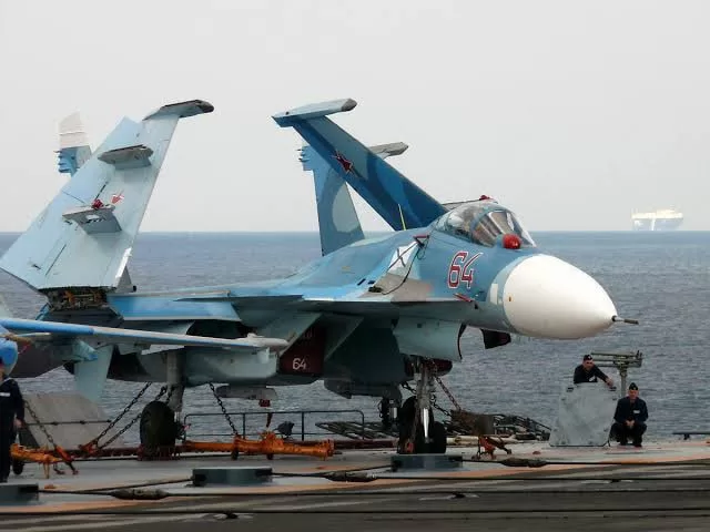 Палубний винищувач Су-33 / Фото ілюстративне: РосЗМІ