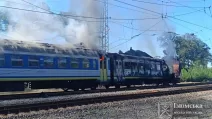 Six people injured in strike on train in Kharkiv region / Photo: Izium City Military Administration