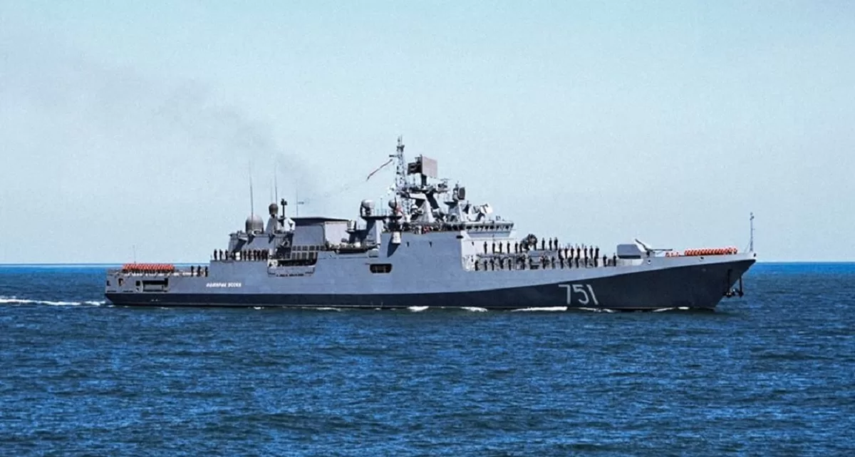 The missile carrier "Admiral Essen" and the infrastructure of the Russian base were attacked in Novorossiysk / Photo: GUR