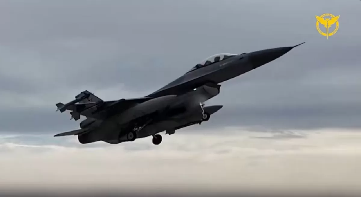 F-16 и безэкипажные платформы Katran: ГУР раскрыло детали защиты столицы / Скрин с видео