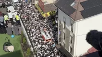 Массовая молитва хасидов в Умани / Фото: Суспільне Черкаси