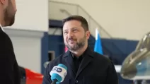 Володимир Зеленський під час інтерв'ю з DW / Фото: DW