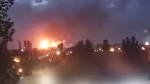 Tolyattikauchuk plant hit in Russia, fire breaks out after strike / Photo: social media