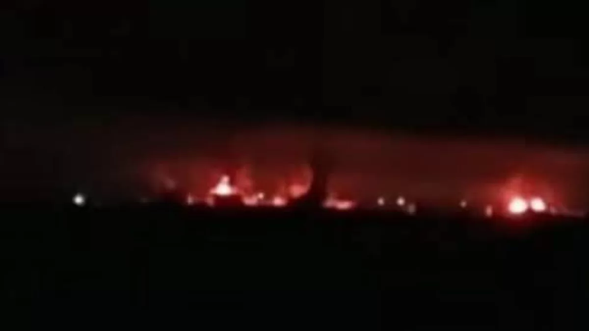 Large fire breaks out at Russian refinery after strike / Photo: Ukraine's Defense Intelligence