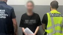 Задержанная по подозрению в мошенничестве женщина / Фото: Полиция Харьковской области