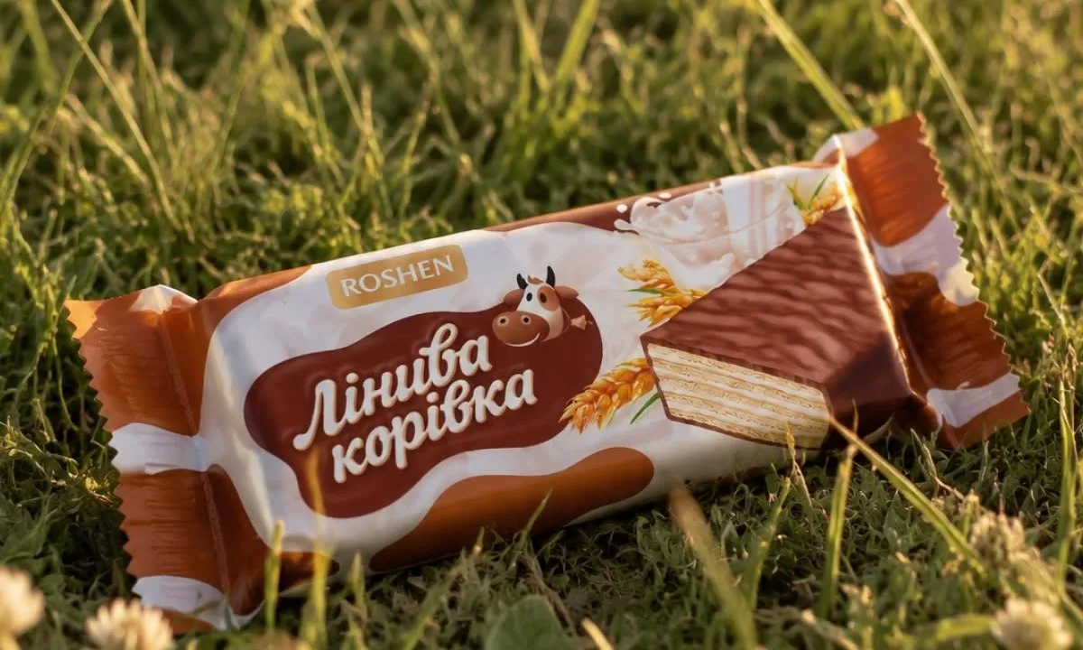 Цукерка "Лінива корівка" / Фото: facebook.com/roshen.com.ua