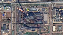 Спутниковый снимок установки ЭЛОУ-АВТ-6 Саратовского НПЗ / Фото: Exilenova+