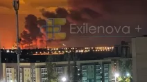 Пожар на Ярославском НПЗ / Фото: EXILENOVA+