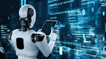 Концепція футуристичного гуманоїдного робота, штучного інтелекту / Фото: depositphotos.com