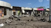 Місце авіаудару по Слов'янську / Фото: Донецька облпрокуратура
