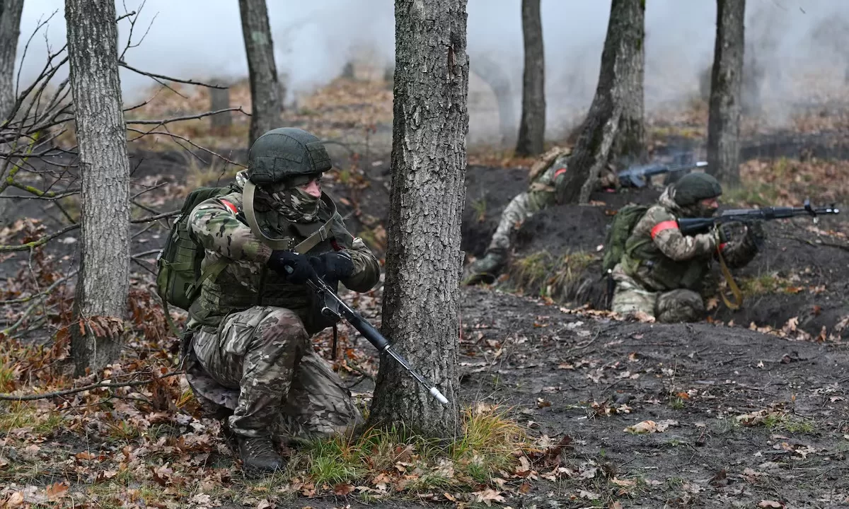 Российские военнослужащие проходят боевую подготовку на полигоне в Краснодарском крае, Россия, 12 декабря 2024 года / Фото: Reuters