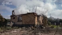 Россия ударила по жилому дому в Обуховском районе / Фото: ГСЧС Киевской области