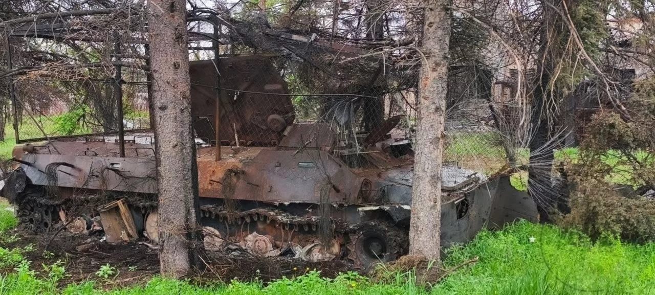 Знищена російська техніка на Донеччині / Фото: t.me/lost_warinua