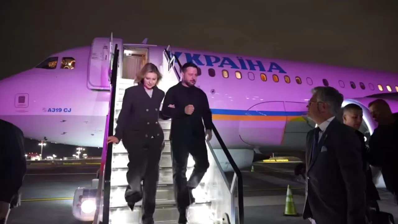 Елена и Владимир Зеленские / Скриншот