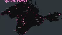Карта уражень російських об’єктів у Криму за три місяці / Фото: Fire Point