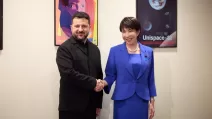 Володимир Зеленський та Санае Такаїчі / Фото: Офіс президента