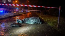 Тело погибшего в Киеве после атаки РФ 24 сентября / Фото: ГСЧС