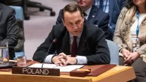 Міністр закордонних справ Польщі Радослав Сікорський на засіданні Ради Безпеки ООН / Фото: Rex Features/East News