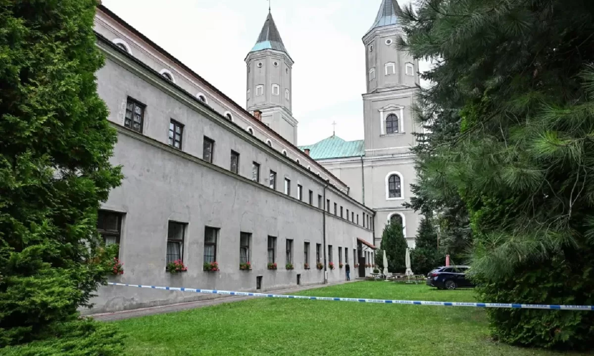 Територія монастиря в Ярославі, де сталася трагедія / Фото: PAP