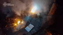 Зеленский заявил о двух погибших и 14 раненых после ночных ударов РФ / Фото: ГСЧС