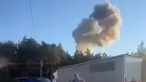 Explosion near the Polish border / Screenshot