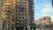 Последствия российских обстрелов Донецкой области: поврежденные жилые дома и гражданская инфраструктура / Фото: Национальная полиция Украины