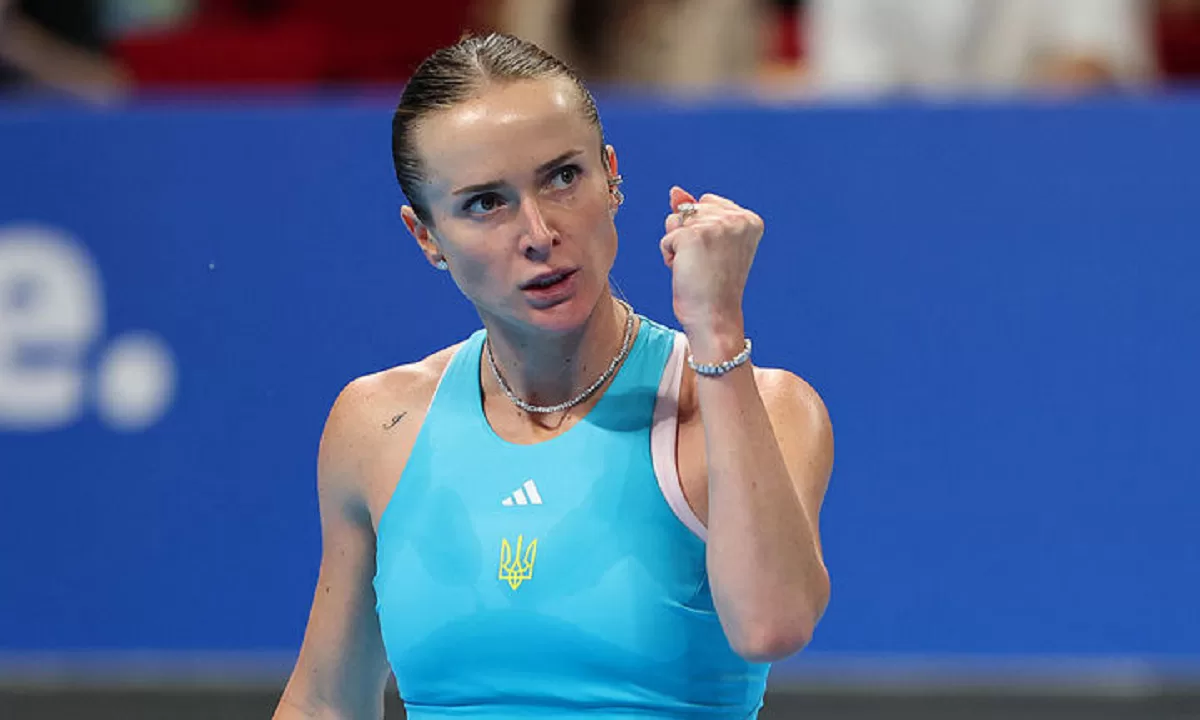 Элина Свитолина во время матча за сборную Украины / Иллюстративное фото: btu.org.ua