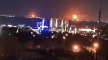 После удара по Волгоградскому НПЗ возник масштабный пожар / Фото: ГУР