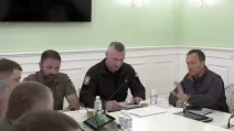 Kyiv Defense Council meeting attended by military officials, law enforcement officers and representatives of city services / Photo: Screenshot