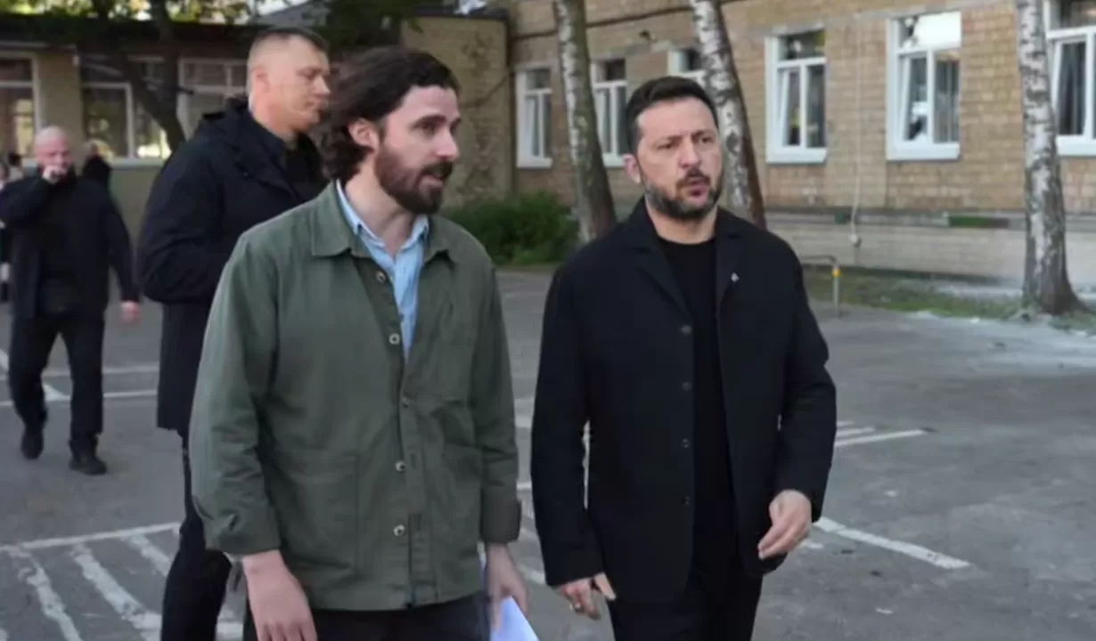 Володимир Зеленський під час інтерв’ю Financial Times / Скриншот