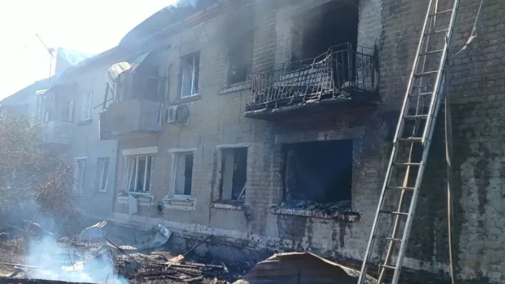 Росіяни завдали понад 70 ударів по Нікопольщині та масовано атакували Донеччину і Харківщину / Фото:Нацполіція