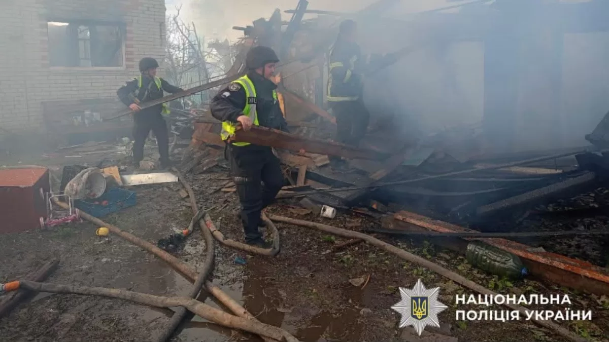 Російський дрон атакував Чернігівщину: троє поранених, серед них дитина / Фото: Нацполіція