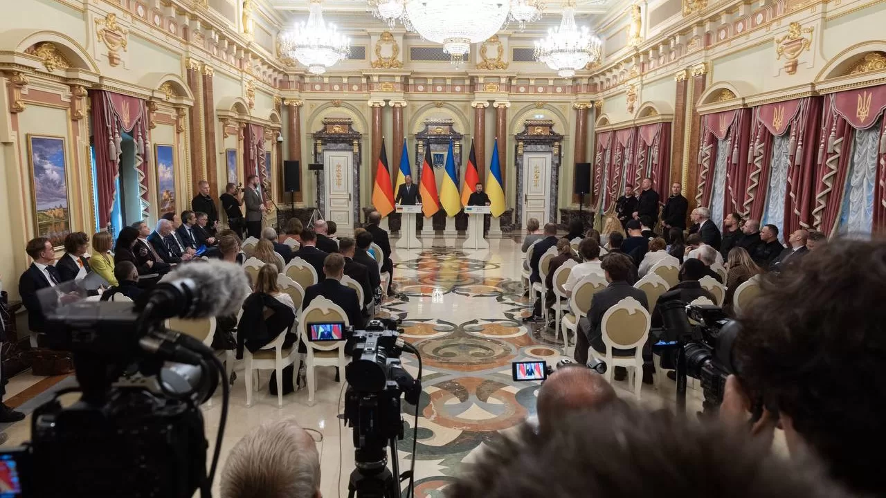 Пресконференція Володимира Зеленського і Фрідріха Мерца / Фото: Офіс президента