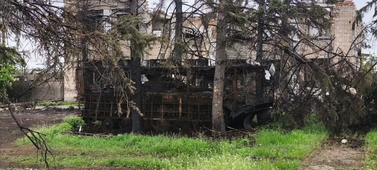 Знищена російська БМП-1 / Фото: t.me/lost_warinua