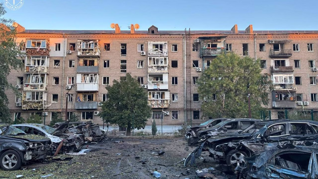 Знищені КАБами автівки у Запоріжжі 9 жовтня / Фото: Запорізька обласна прокуратура