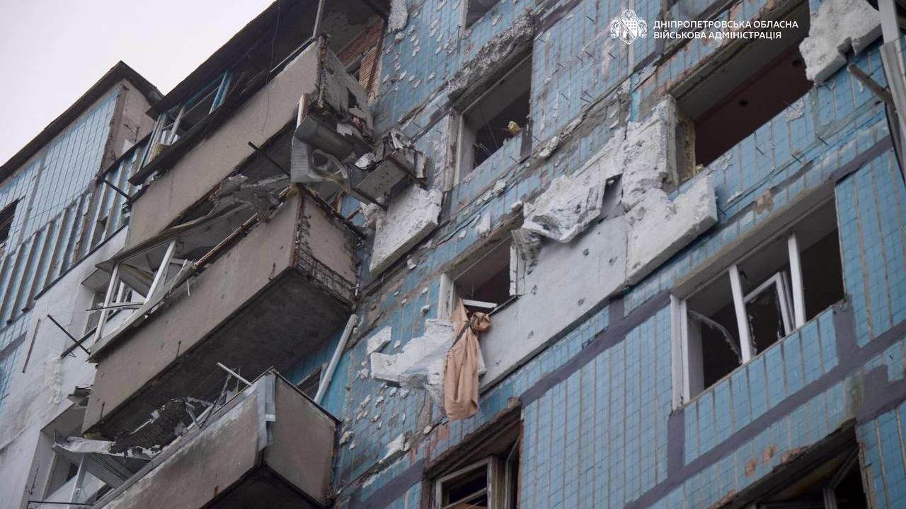 Росіяни атакували Дніпро та ще три райони області: шестеро поранених, серед них двоє дітей / Фото: Дніпропетровська ОВА