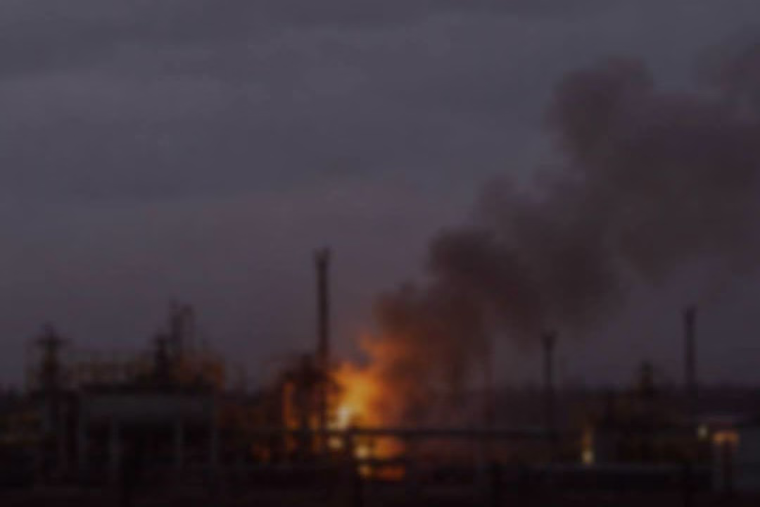 Пожар на объекте "Нафтогаза" / Фото: t.me/NaftogazUA