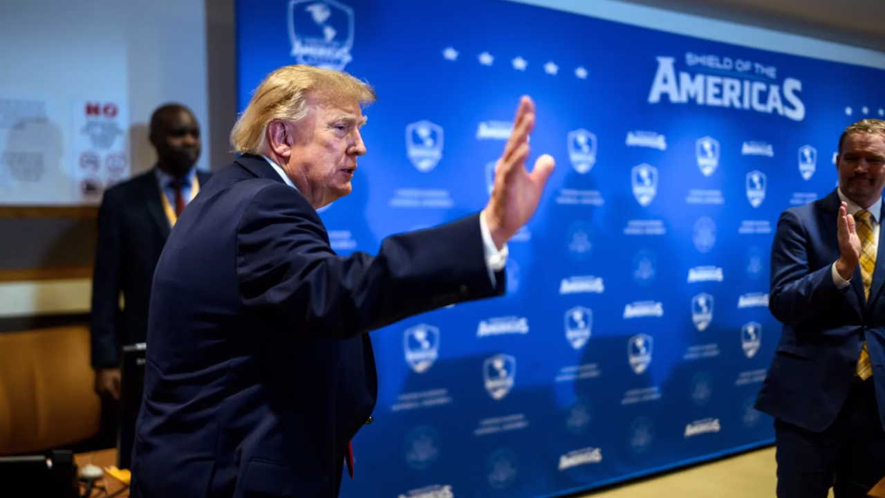 Президент США Дональд Трамп во время саммита в Доминиканской Республике / Иллюстративное фото: пресс-служба Белого дома