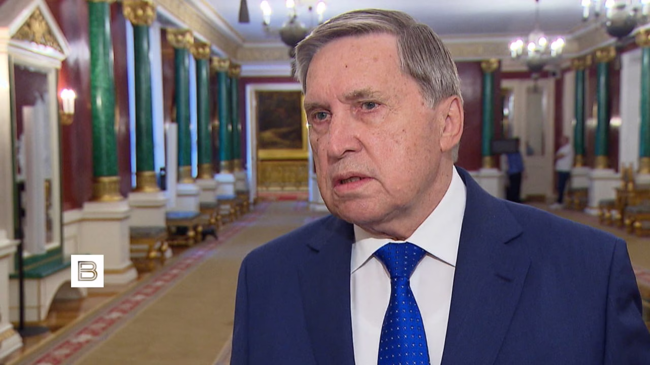 Помощник президента России Юрий Ушаков комментирует переговоры Владимира Путина со Стивом Уиткоффом / Фото: скриншот трансляции "Вести"