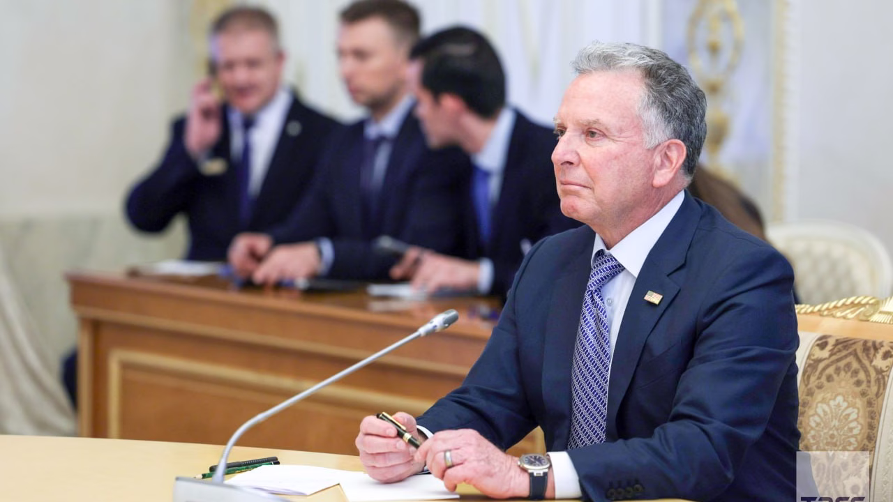 Спецпредставник президента США Стів Віткофф під час зустрічі в Санкт-Петербурзі / Фото: росЗМІ
