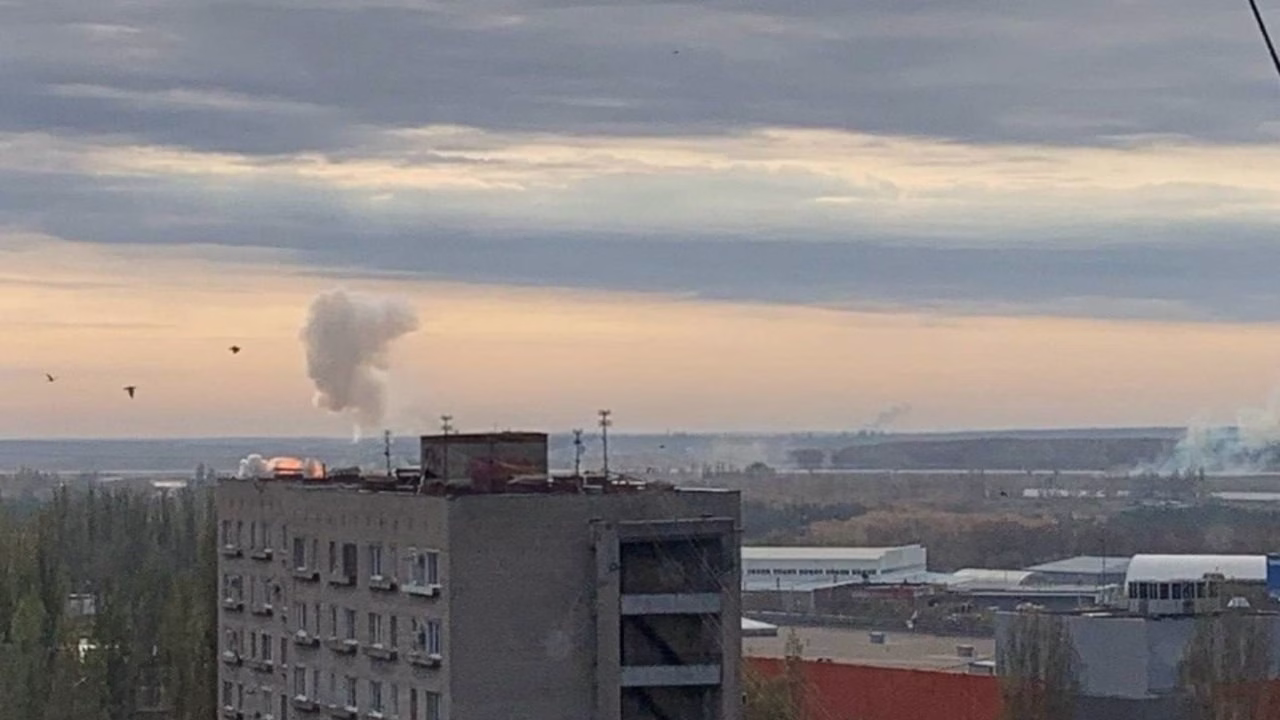 Пожежа у Воронежі в районі військового аеродрому "Балтимор" / Фото: Соцмережі