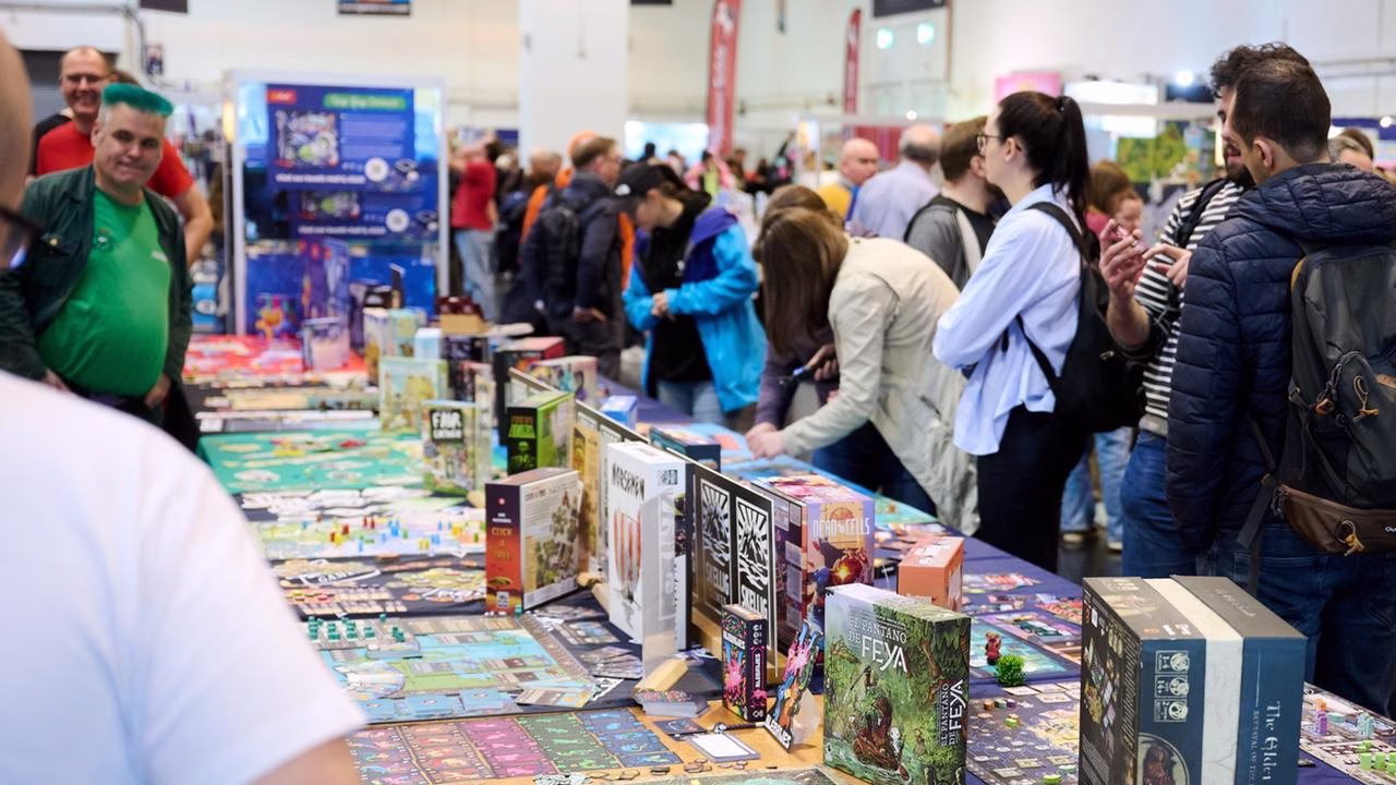 На международной выставке SPIEL Essen в Германии / Фото: ARD