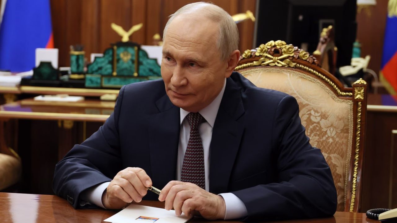 Владимир Путин во время встречи в Кремле / Фото: пресс-служба Кремля