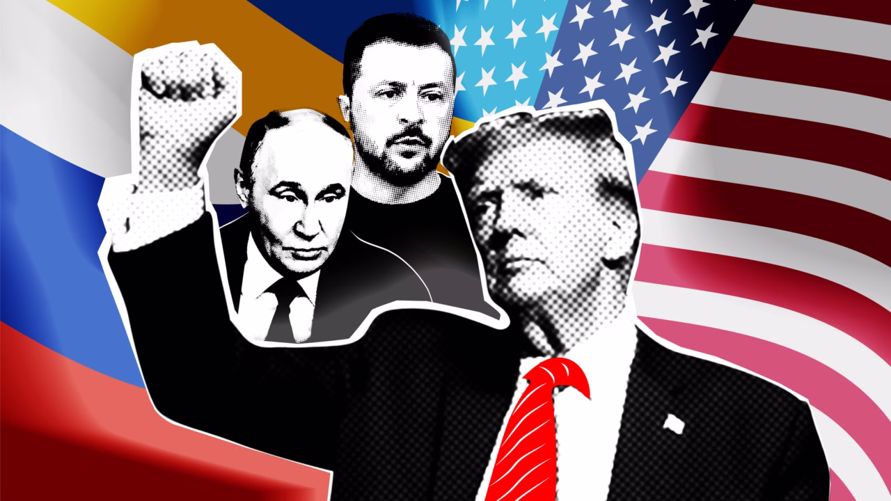 Дональд Трамп, Володимир Зеленський та Володимир Путін / Ілюстративне фото: Depositphotos
