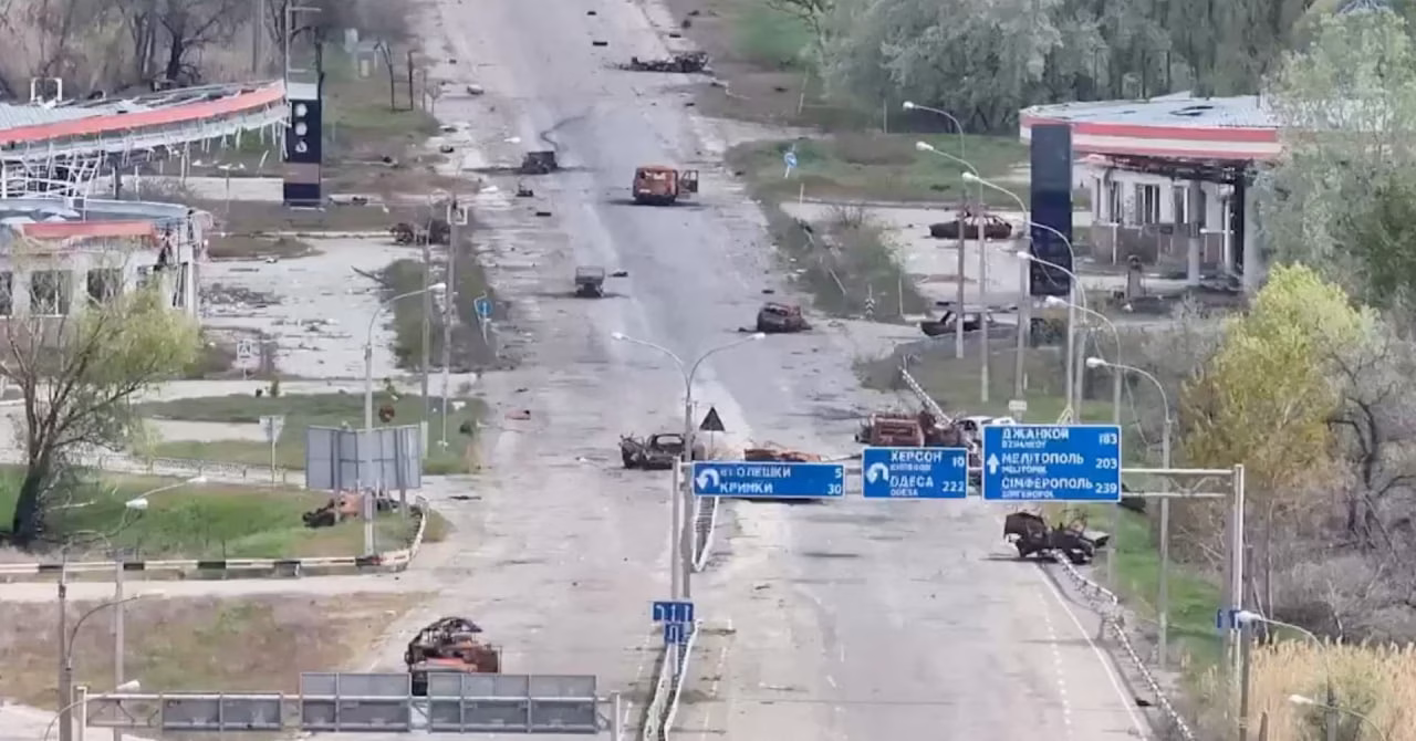 Дорога в Олешках / Скриншот